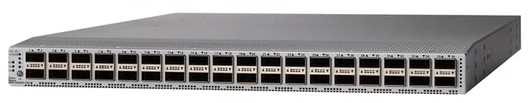 Коммутатор Cisco Nexus N9K-C9336C-FX2, направление охлаждения Port-side Exhaust