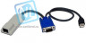 Адаптер для подключения серверов к KVM Avocent, с USB клавиатурой, мышью и VGA монитором.