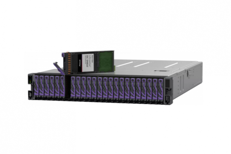 Дисковая полка WD Data24, 6x100GbE NVMe-oF, 24 отсека U.2, 92,16TB