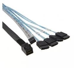 Кабель HDmSAS-4SATA 100см, внутренний