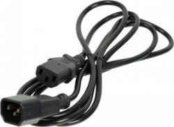 Кабель-удлинитель питания NINGBO AN23-1008, IEC C13 - IEC C14, 1.8м, черный