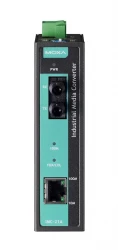 IMC-21A-M-ST Медиаконвертер Ethernet 10/100BaseTX в 100BaseFX (многомодовое оптоволокно) в металлическом корпусе MOXA