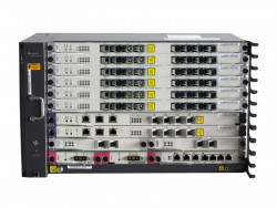 6RU шасси Huawei OLT GPON, 6 слотов для установки интерфейсных модулей, 2x10G порта
