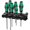 Набор отверток Kraftform Plus Lasertip, 334/6 Rack, подставка, 6 предметов WE-105650