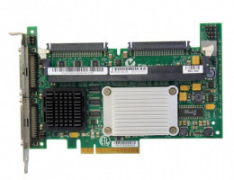 Контроллер LSi Logic C77056-150 LSI Logic MegaRAID SCSI LSI53C1030/Intel Xscale IOP332 500Mhz 0(256)Mb Int-2x68Pin Ext-2xVHDCI RAID50 UW320SCSI PCI-E8x(Без Кэша)-C77056-150(NEW)