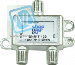 Ответвитель абонентский SNR-T-124, на 1 отвод вносимое затухание IN-TAP 24dB.