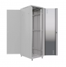19" Напольный серверный шкаф NTSS ПРЕМИУМ 42U 600x1000 мм, передняя дверь стекло, задняя глухая металл, боковые стенки, регулируемые опоры, RAL 7035
