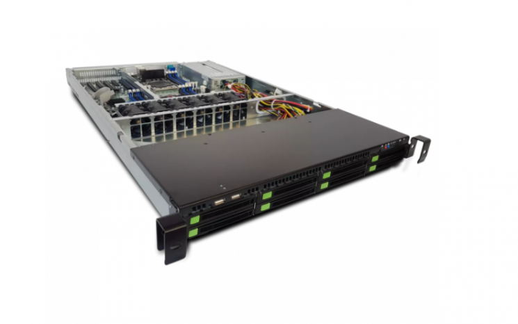 Cервер серии Rikor модель R-S-2-2x Xeon Silver 4215R-2xSSD2.5/240G-128/3200-ATX800HS-1xRAID-1xSFP