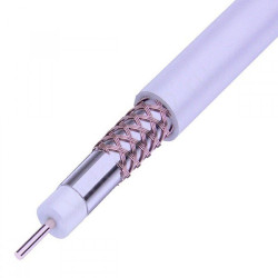 Провод RG-6U 75ом (1м), стальная жила, алюмин.оплетка, цена за 1 метр