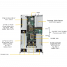 Платформа Supermicro 2U 2029GP-TR, до двух процессоров Intel Scalable, DDR4, 10x2,5" HDD SATA, 2 порта 1000Base-T, до шести графических ускорителей