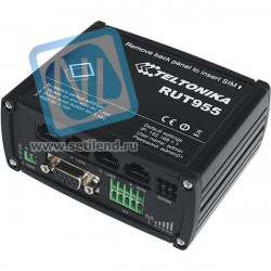 Промышленный Wi-Fi/4G маршрутизатор Teltonika RUT955 (в комплекте DIN-рейка, GNSS-антенна)
