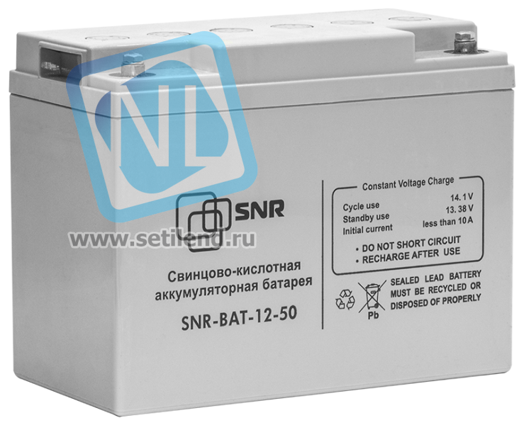 Батарея аккумуляторная SNR-BAT-12-50