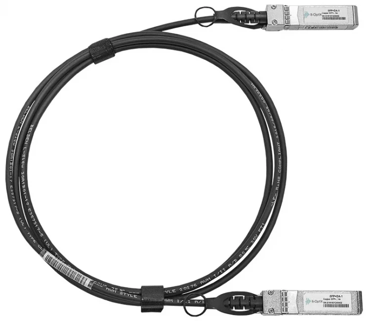Модуль SFP+ Direct Attached Cable (DAC), дальность до 2м