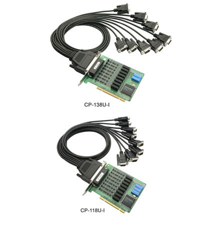 OPT-8D+ (CBL-M68M9X8) Разветвительный кабель для 8-портовых плат PCI Express, разъем DB9 "папа" MOXA