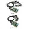 OPT-8D+ (CBL-M68M9X8) Разветвительный кабель для 8-портовых плат PCI Express, разъем DB9"папа" MOXA