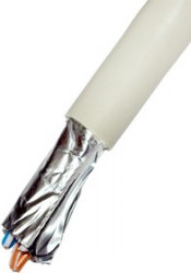 FTP4-ST-CAT5E, LAN кабель витая пара Cat.5E 4 пары многожильный экранированный