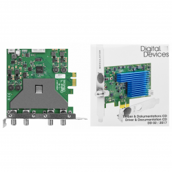 Карта 8-тюнерного приемника DVB-S2X PCIe MaxSX8 Basic