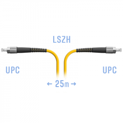 Патчкорд оптический FC/UPC SM 25m