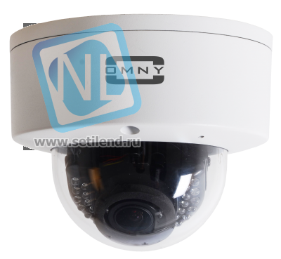 Проектная купольная IP камера OMNY 3000 PRO 3Мп/25кс, H.265, управл. IR, моториз.объектив 2.8-12мм, 12В/PoE, встроенный микрофон