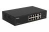 Неуправляемый 8 портовый PoE коммутатор PUS-2T08L-120RM с возможностью установки в стойку