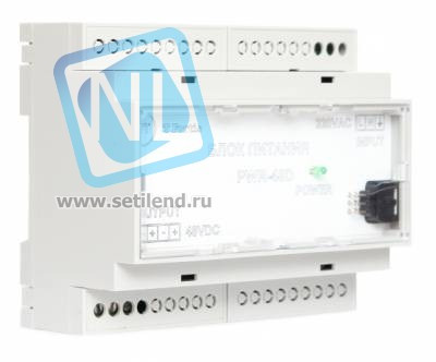 Блок питания TFortis PWR-48D для коммутатора SWD-1 с креплением на DIN-рейку