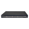 Управляемый PoE коммутатор уровня 3 BDCOM S3900-48P6X, 48x 10/100/1000BaseT PoE 802.3af/at до 740W, 6x 1/10GE SFP+, Hot Swap БП 1+1