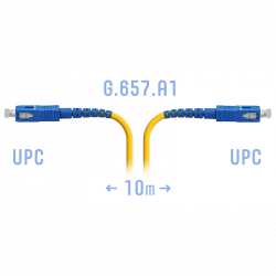 Патчкорд оптический SC/UPC SM G.657.A1 10 метров