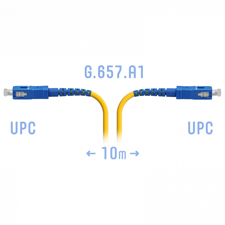 Патчкорд оптический SC/UPC SM G.657.A1 10 метров