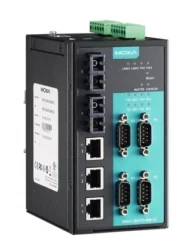 NPort S8455I-MM-SC 4-портовый преобразователь RS-232/422/485 в Ethernet cо встроенным Ethernet-коммутатором