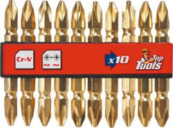 39D382, Комплект бит PH2 x 60мм, Cr-V, (10 шт)