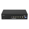 Неуправляемый 4 портовый PoE коммутатор PUS-2T04L-60RM с возможностью установки в стойку