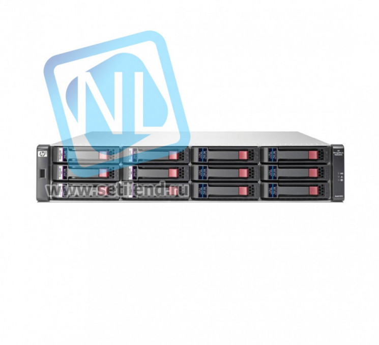 Дисковый массив HP MSA2012sa, два контроллера, SAS 3.5"