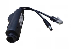 1-портовый сплиттер PS-154-1K PoE 802.3af 10/100Mbps, 12В/1А