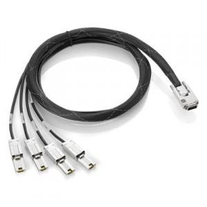 Кабель HP AH587A 2M External Infiniband (SFF8470) to 4 Mini SAS (SFF8088) 1x SAS Cable Kit-AH587A(NEW)