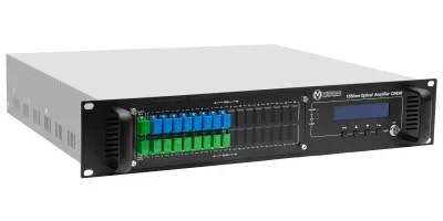 Оптический усилитель VERMAX для сетей КТВ, 2 входа, 8*20dBm выходов, WDM фильтр PON