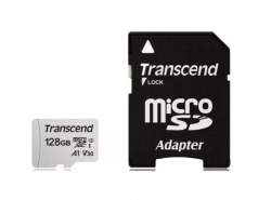 Флеш-накопитель Transcend Карта памяти Transcend 128GB UHS-I U3A1 microSD with Adapter