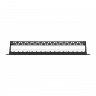 Коммутационная панель NIKOMAX 19", 1U, 24 порта, Кат.5e (Класс D), 100МГц, RJ45/8P8C, 110/KRONE, T568A/B, неэкранированная, с органайзером, черная