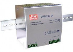 DRP-240-24 Блок питания на DIN-рейку, 24В, 10А, 240Вт Mean Well