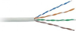 UTP4-S,(01-0043) (бухта 5м), Витая пара, 4 пары Cat5e, 24AWG одножильные неэкранированные