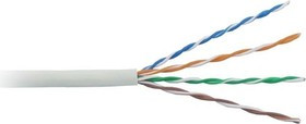 UTP4-S,(01-0043) (бухта 5м), Витая пара, 4 пары Cat5e, 24AWG одножильные неэкранированные