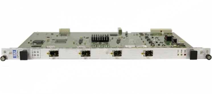 Сервисная интерфейсная карта с 4 портами GPON