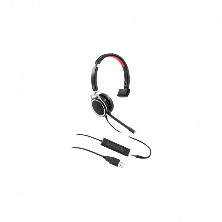 Головная гарнитура VT X208, Моно, HD звук, разъемы 3,5 мм Jack и USB
