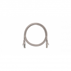 Коммутационный шнур NIKOMAX F/UTP 4 пары, Кат.5е, 26AWG, LSZH нг(А)-HFLTx, серый, 1,5м
