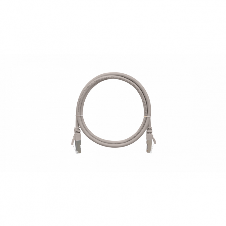 Коммутационный шнур NIKOMAX F/UTP 4 пары, Кат.5е, 26AWG, LSZH нг(А)-HFLTx, серый, 1,5м