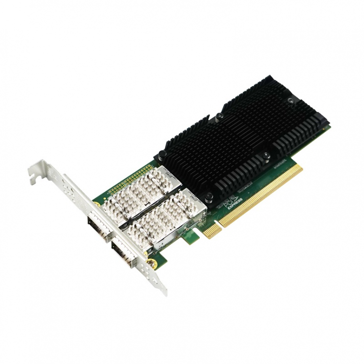 Сетевая карта LR-Link 2 порта 100GBase-X LRES1014PF-2QSFP28