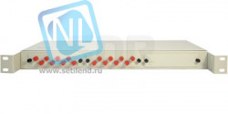 Кросс оптический 19" (ШКОС) укомплектованный на 16 FC портов (комплект с розетками)