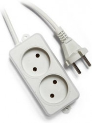 2006291, Удлинитель Гарнизон 2 розетки, допустимый ток 10А, длина 2м.