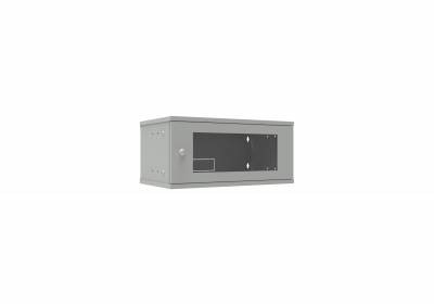 Шкаф телекоммуникационный настенный 4U, 523х300х234мм серия LITE (стеклянная дверь)