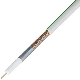 SAT-703B+CU/AL/CU (01-2431-50), Кабель коаксиальный 75 Ом, 50м белый