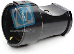 MAKEL 10053 штепсель черный (з) (без индивидуальной упаковки), Штепсель